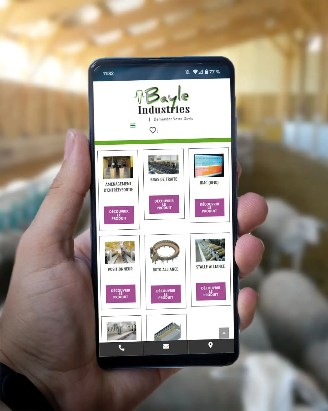 Nouveau site internet BAYLE-Industries
