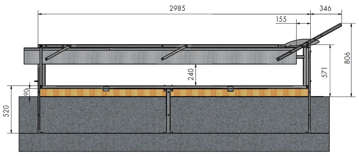 cornadis guillotine dimensions
