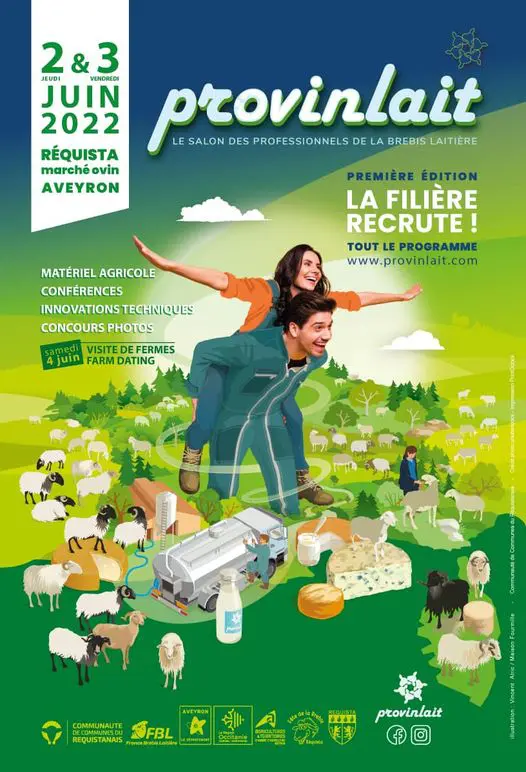 affiche officielle PROVINLAIT 2022 Requista